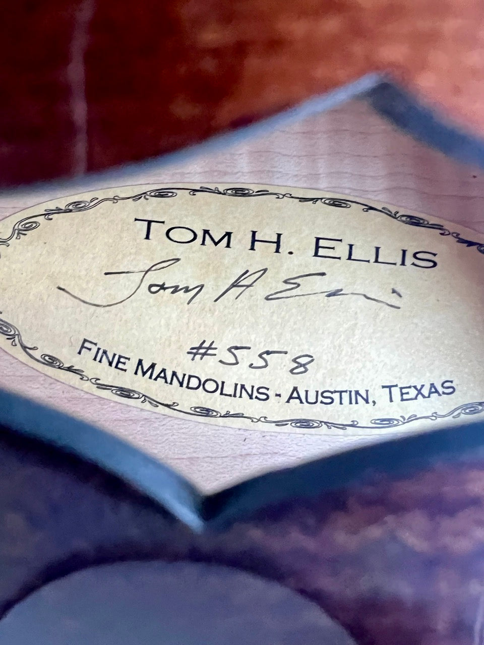 2021 Ellis F5 Tradition Mandolin