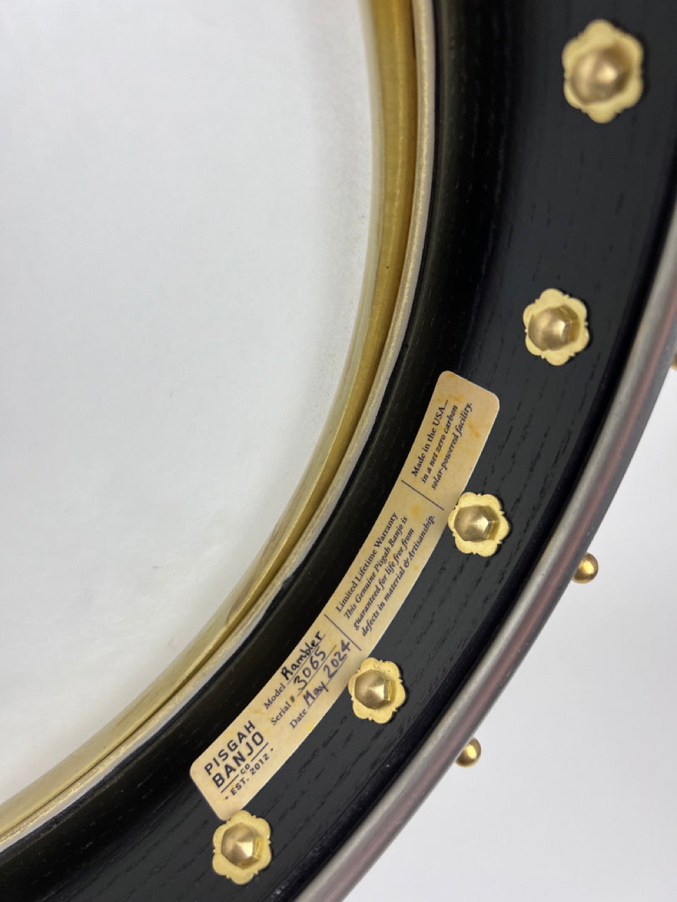 Pisgah 12" Walnut/Dobson Rambler Banjo