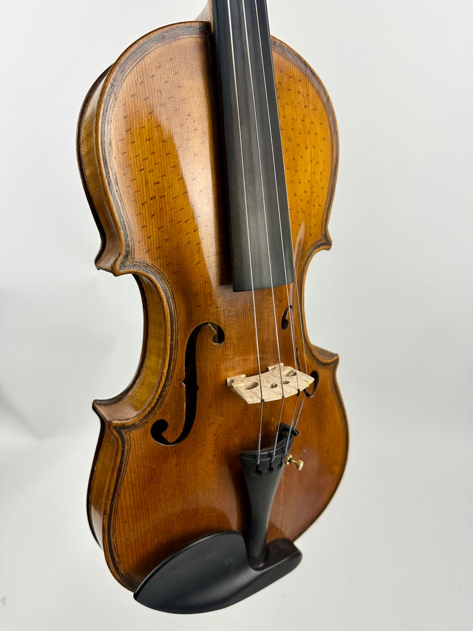 Romanian Floral Back Violin
