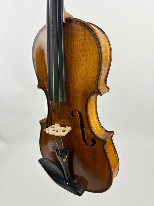 Romanian Floral Back Violin