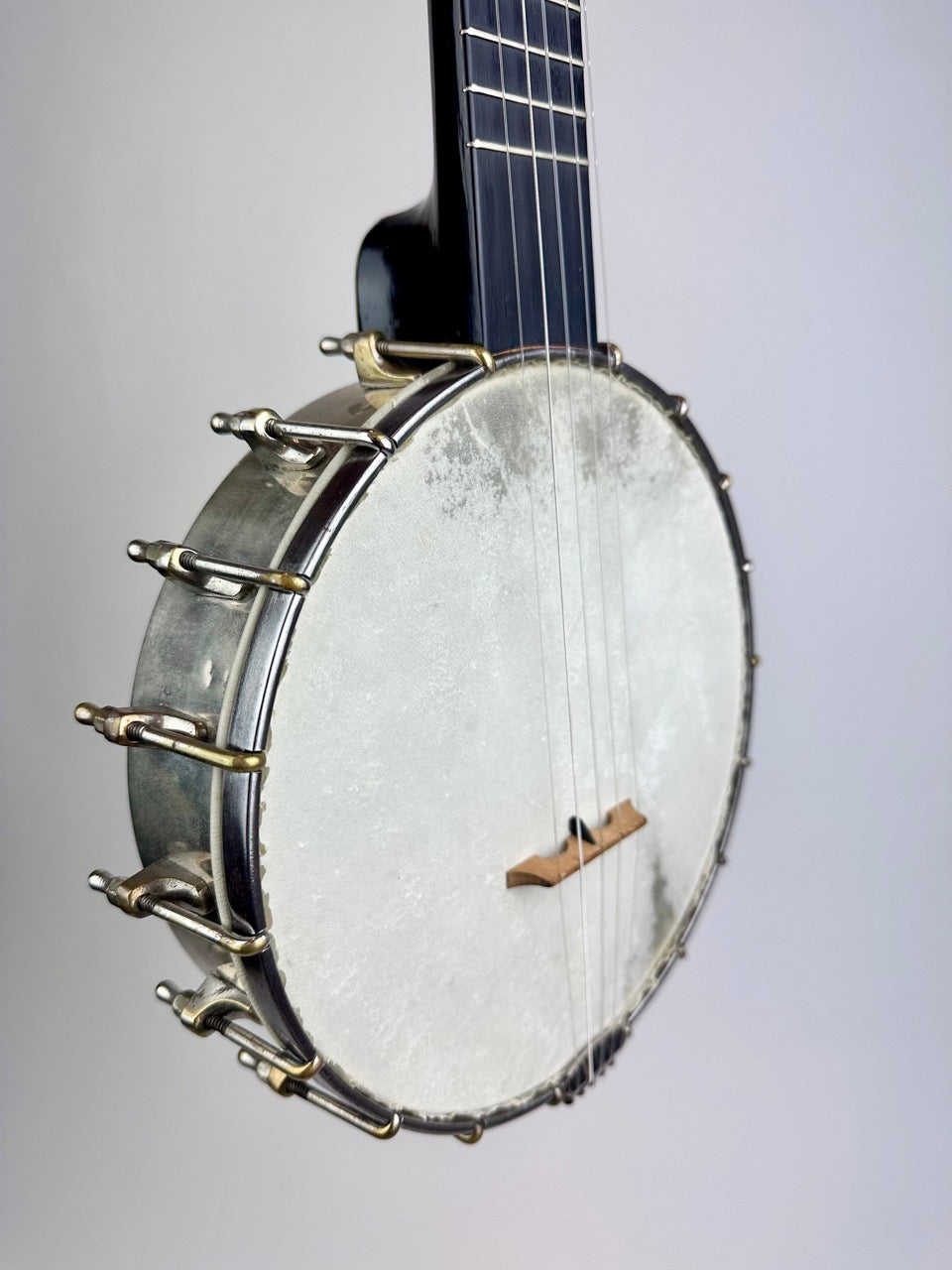 Early 1900s J.B. Schall Mini/Travel Banjo