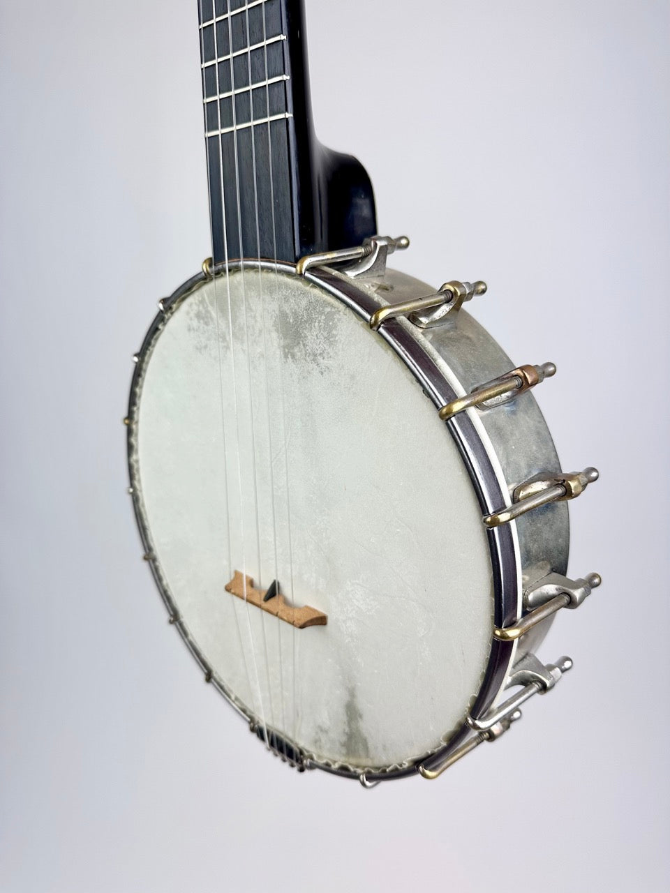 Early 1900s J.B. Schall Mini/Travel Banjo
