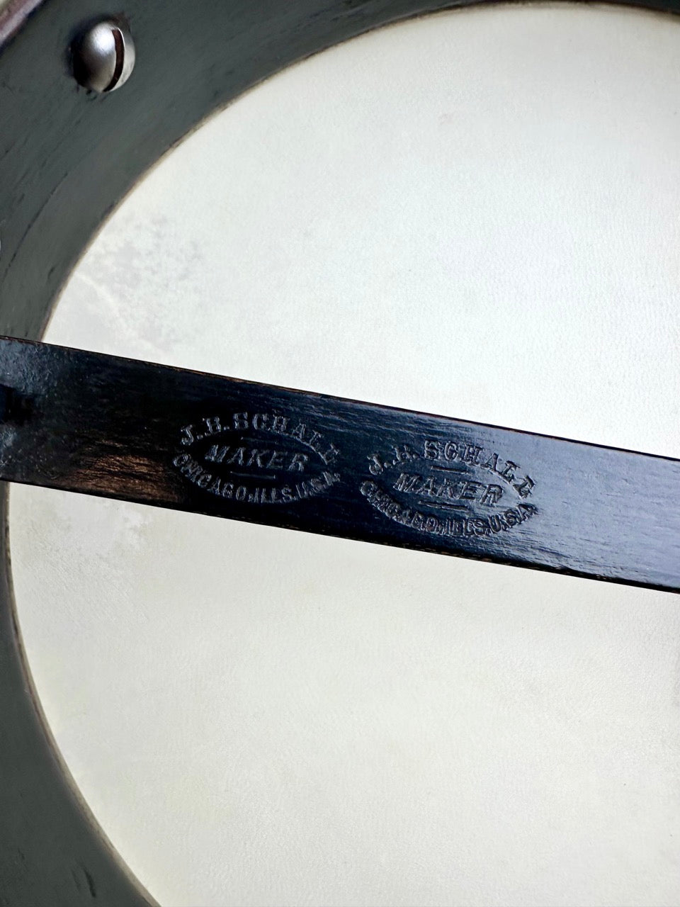 Early 1900s J.B. Schall Mini/Travel Banjo