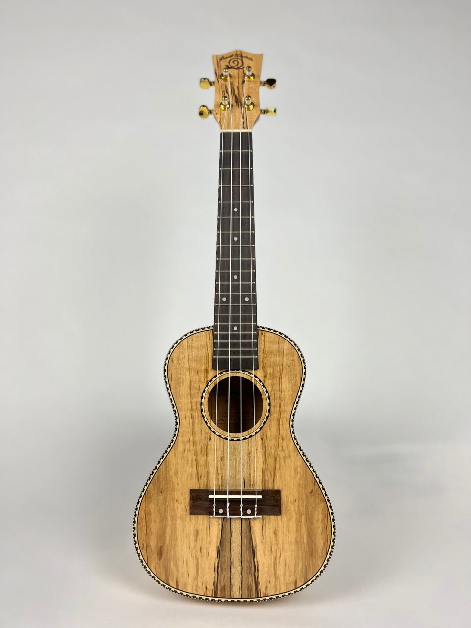 Snail Concert Spalted Maple Ukulele