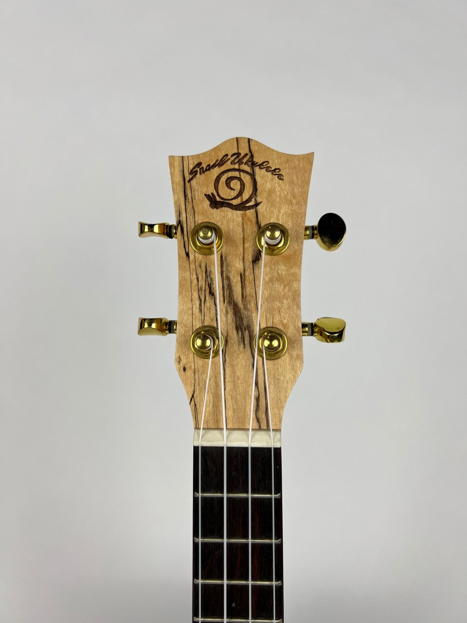 Snail Concert Spalted Maple Ukulele