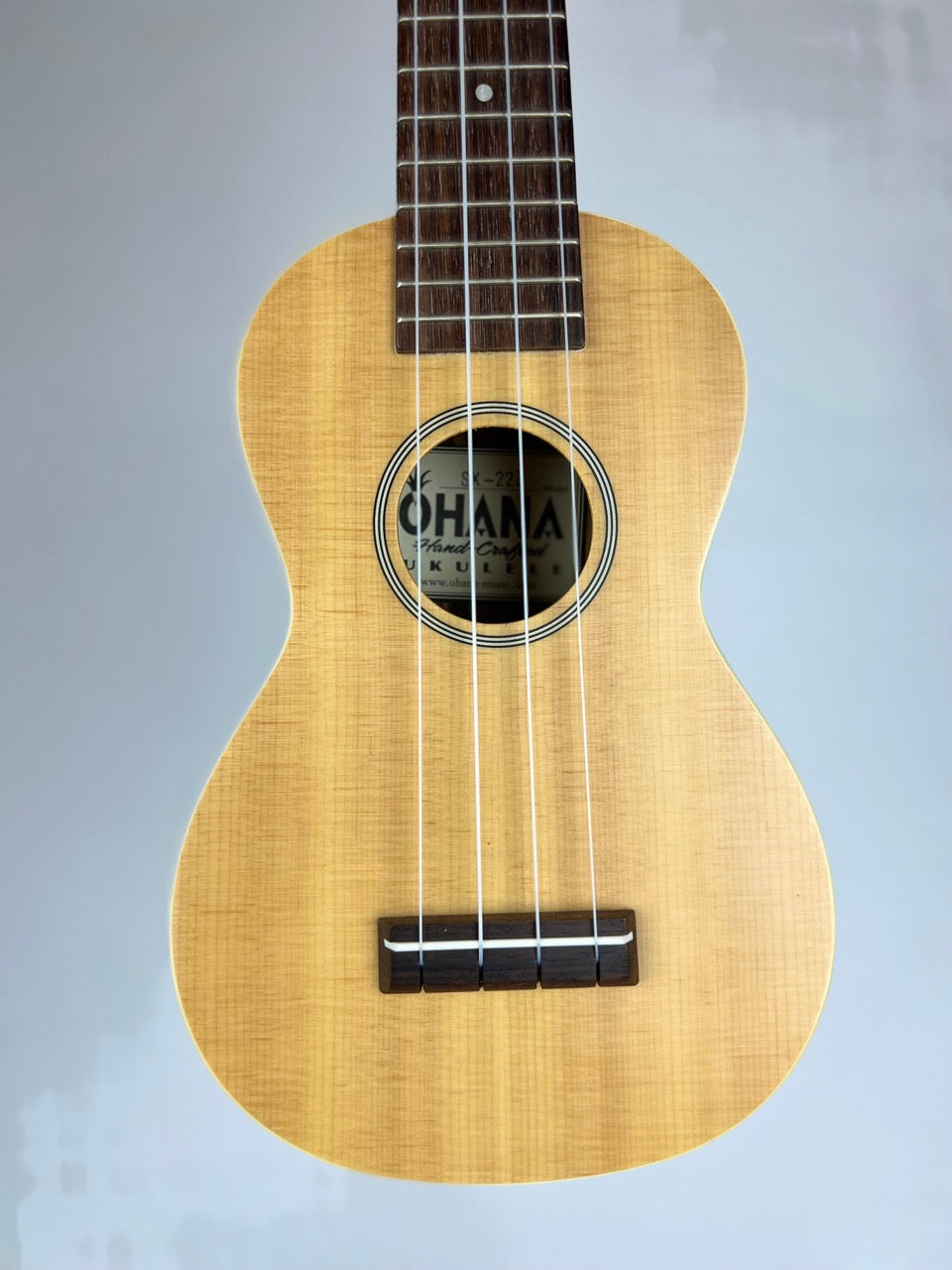 Ohana SK-22Z Zebrawood Soprano Ukulele