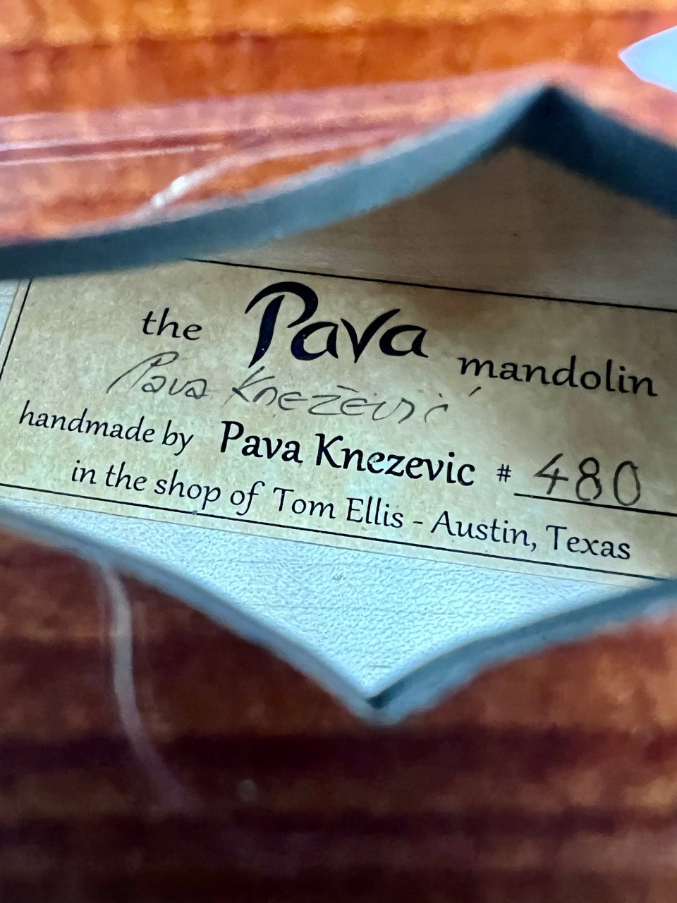 Pava Mandolin Pro A5 Wide Nut
